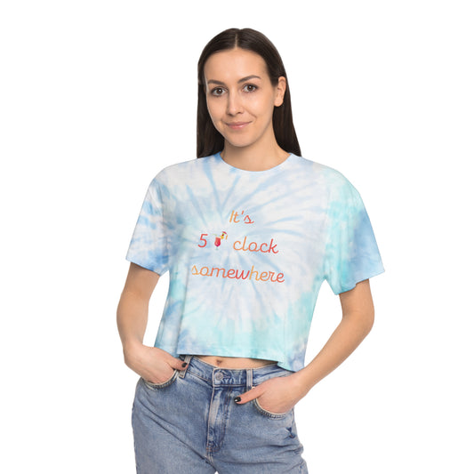 5 o'clock somewhere Crop Tee