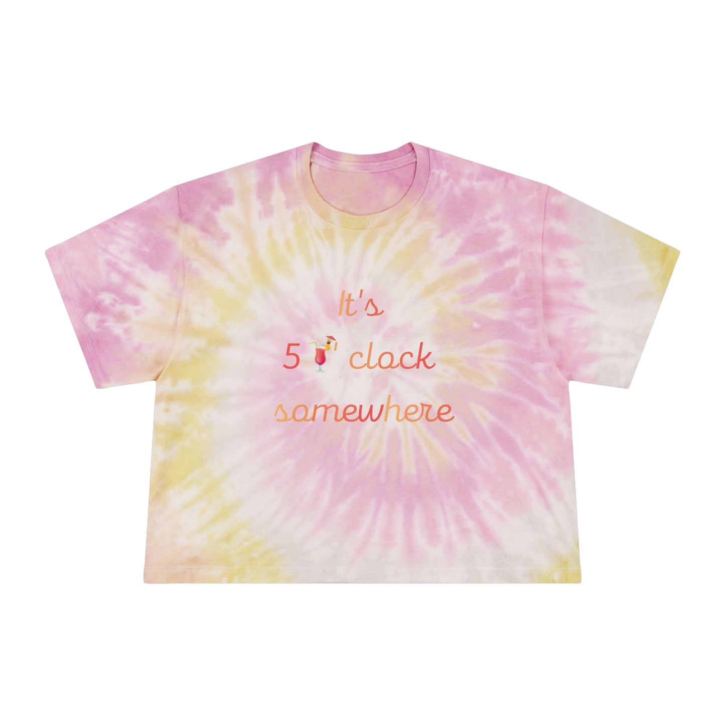 5 o'clock somewhere Crop Tee